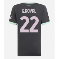 AC Milan Emerson Royal #22 Tretí Ženy futbalový dres 2024-25 Krátky Rukáv